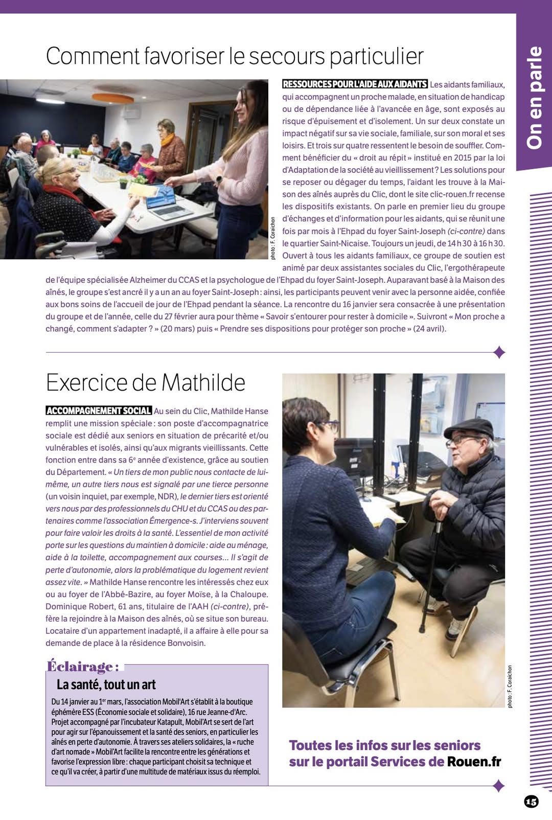 Lire la suite à propos de l’article Le groupe des aidants du CLIC : un espace d’écoute et de soutien